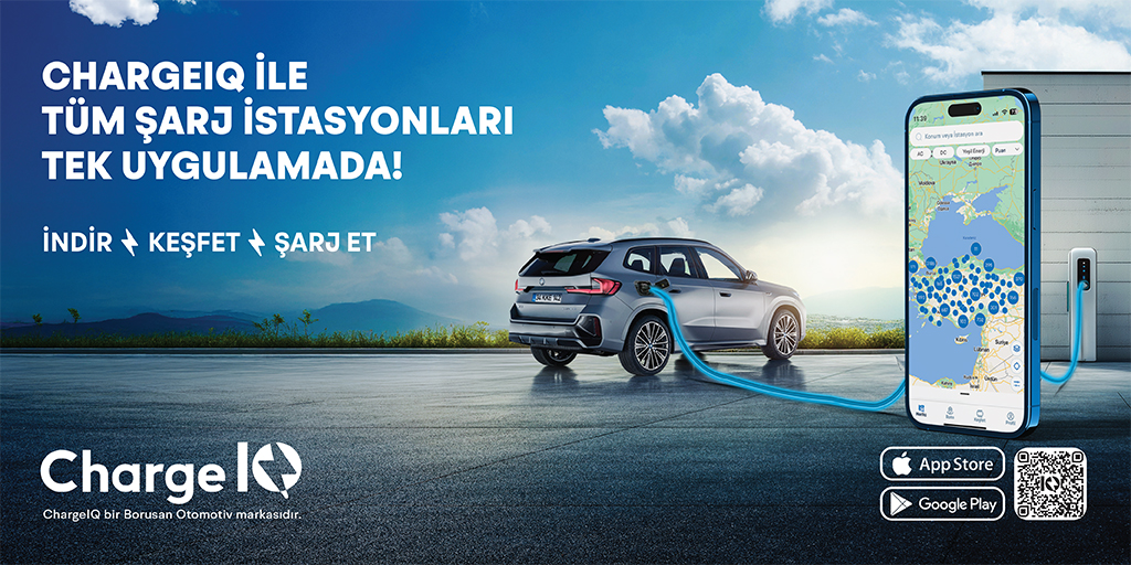 Borusan Otomotiv’den Türkiye’deki Tüm Şarj İstasyonlarını Birleştiren Uygulama: ChargeIQ 24 Borusan Otomotiv’den Türkiye’deki Tüm Şarj İstasyonlarını Birleştiren Uygulama: ChargeIQ