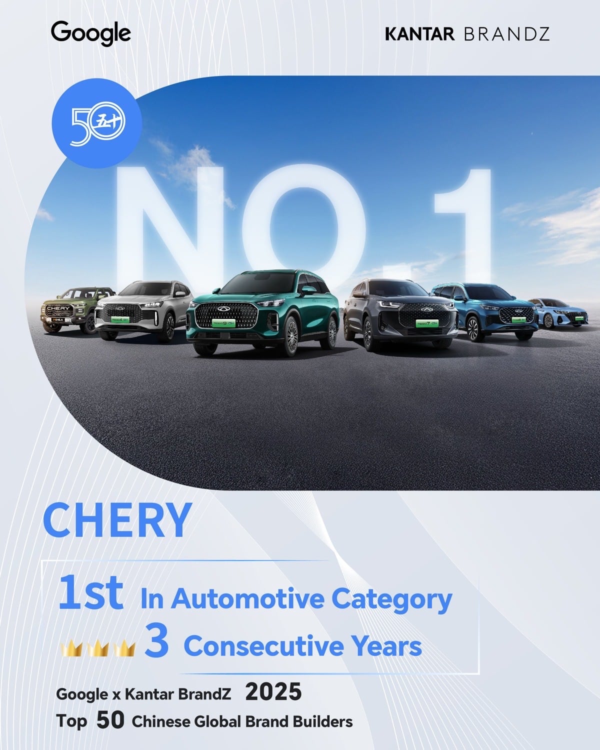 Chery, Otomotivde Global Liderliğini Üçüncü Kez Tescilledi