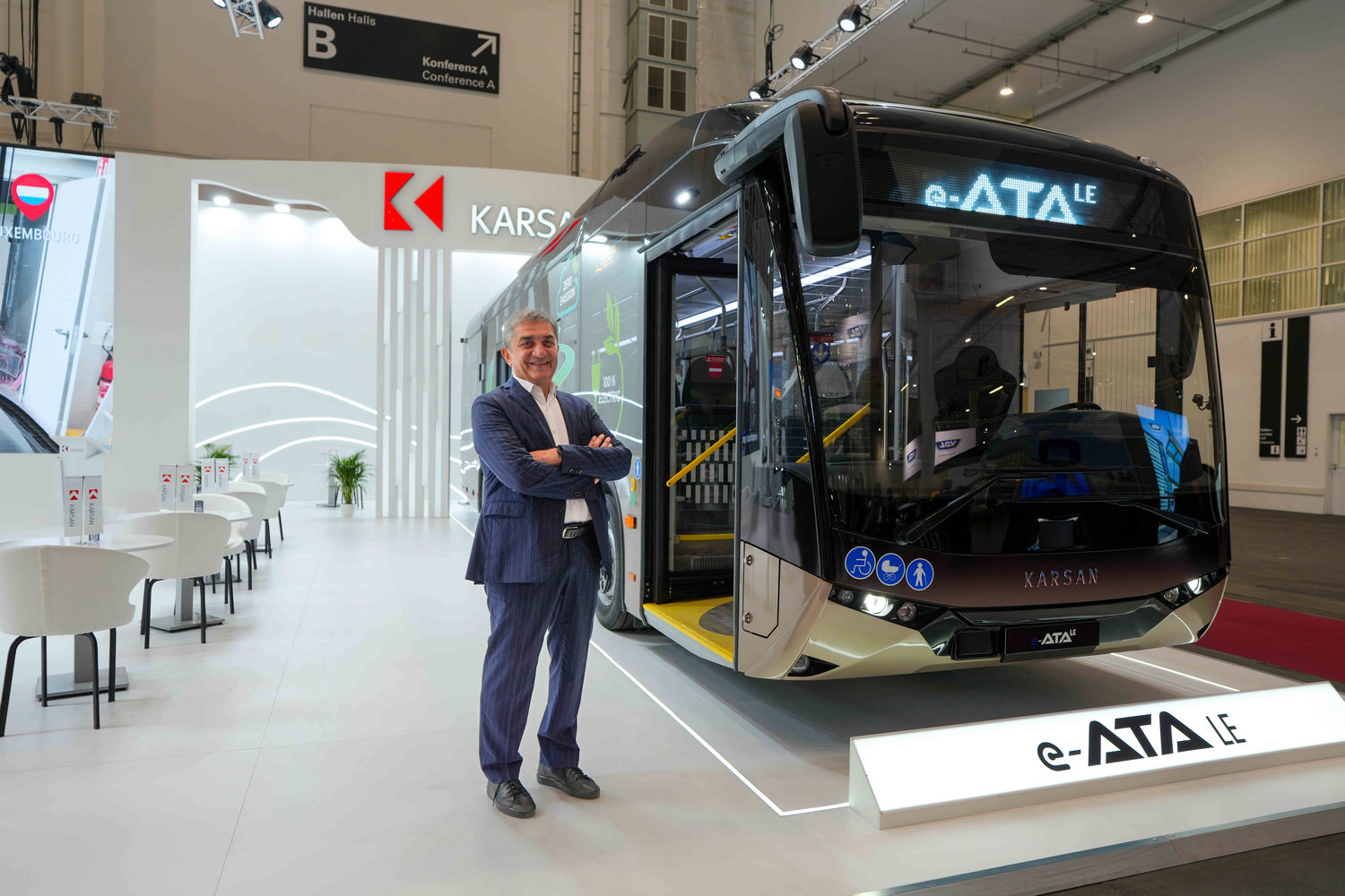 Karsan, UITP Summit 2025’te Yeni Elektrikli Otobüsü e-ATA LE’yi Tanıttı 1 Karsan, UITP Summit 2025’te Yeni Elektrikli Otobüsü e-ATA LE’yi Tanıttı