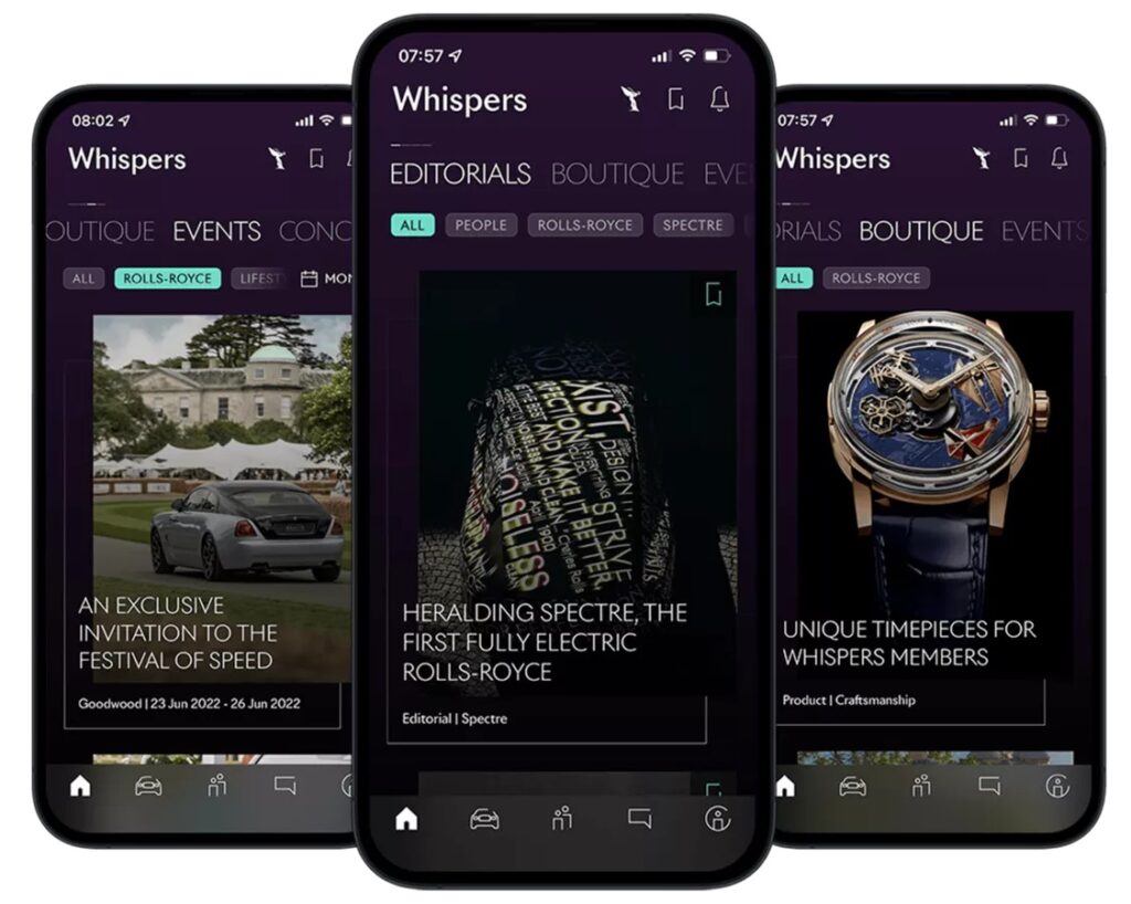 Rolls-Royce Whispers: Lüksün Dijital Adresi 1 Rolls-Royce Whispers: Lüksün Dijital Adresi